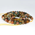 Wholesale 6/8/10mm Natural Multicolor Ocean Jasper Loose Gemstone Beads for DIY Jewelry