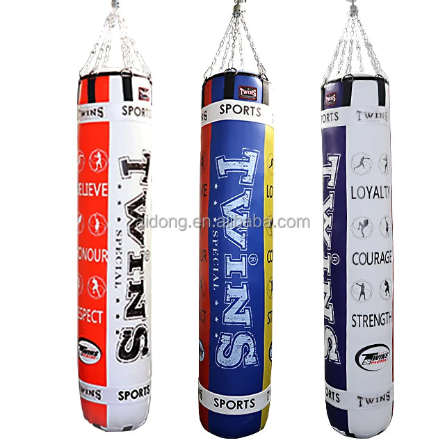 AIDONGTeardrop Kicking Punching Bag Training Boxing Bags Leather Empty Heavy Bag