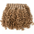 P4-16-27 Jerry Curly Seamless Clip in 7pcs Hair Extension 100% Remy Cambodian Clip Ins Human Hair Extensions Seamless