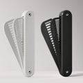 New Arrival Travel Size Folding Pocket Comb Custom Logo Double Tooth Comb Detangling Hair Brush Wide Teeth