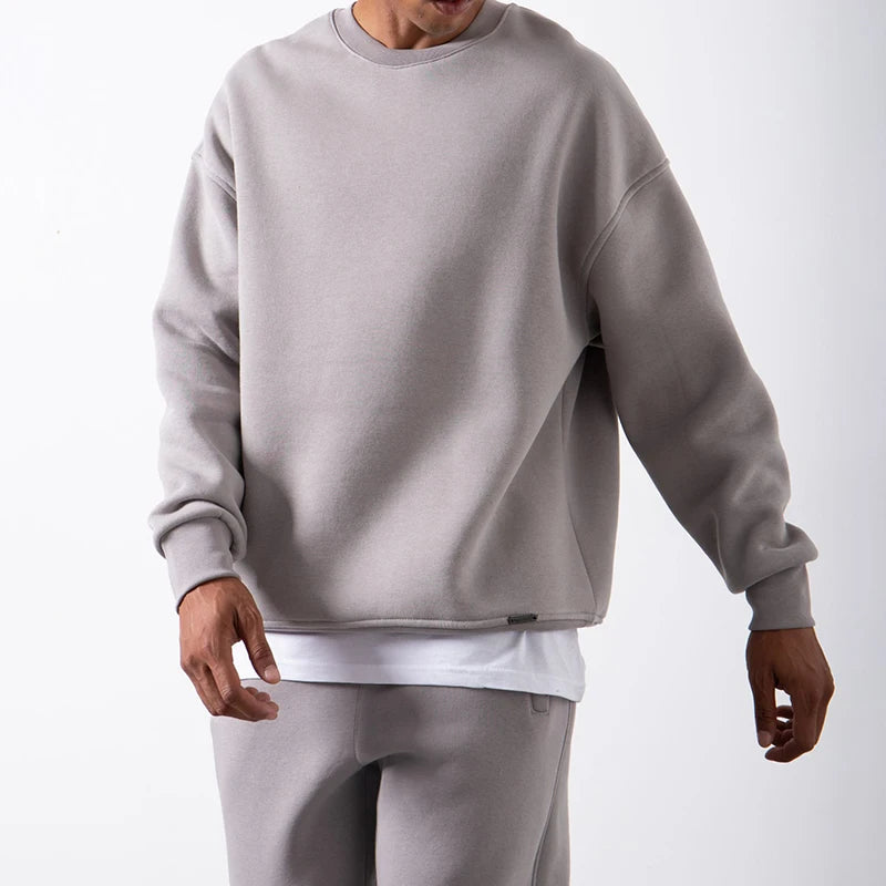 Wholesale Men Clothes Factory Hoodie Print Custom Heavyweight Blank Fleece Terry Pullover Hoodies Oversized Men's Sweatshirt