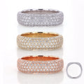 Euroshank Ring Design Loose Small DEF VS Diamond Ring 14k Gold Lab Grown Diamonds Wedding Band