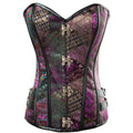 New purple Retro Gothic Court-style Shapewear Women's Slimming Waist Top Stomach Slimming Trimmer Waist Trainer