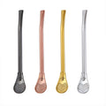 Multifunctional Bar Accessories Eco-Friendly Stainless Steel Filter Spoon & Drinking Straw with Box