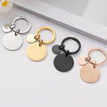Good Quality Round Smooth Dog ID Tag Stainless Steel Metal Dog Tag Pet Collar Jewelry Anti Loss Tag Laser Logo