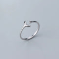 Truly 100% 925 Sterling Silver Mermaid Tail Rings for Women Jewelry