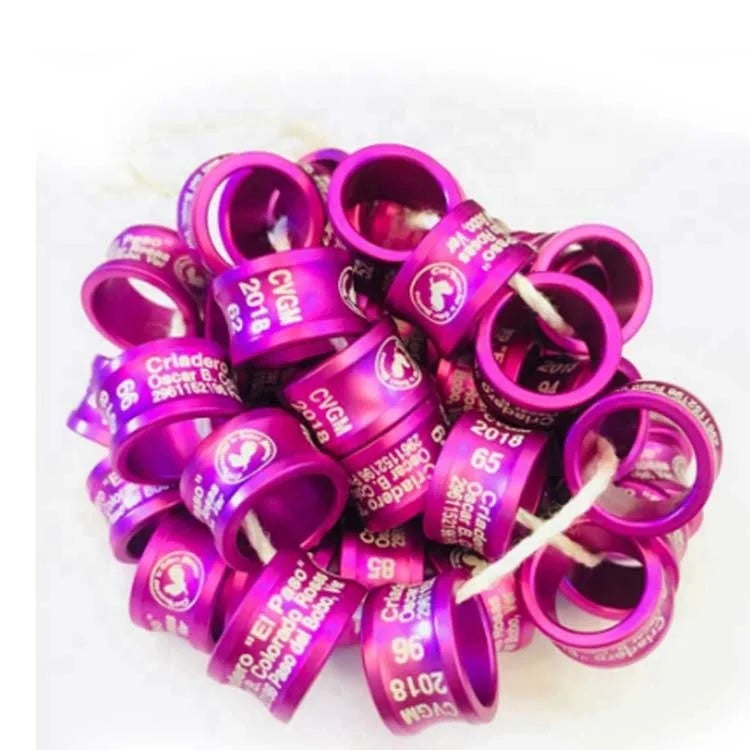 Pigone/ Ring Ring Pigeon 8mm Aluminio Pegion/ Ring Pigeon Foot Racing Leg Ring for Pigeon/