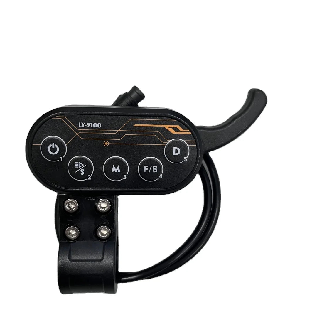 LIVIAE Liya 48/52V 60V 72V Speedometer Electric Scooter Finger Throttle Display With Assistant Button for Molo 5 Rider 7 Rider 8