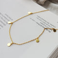 Daidan Necklace Minimalist Bijoux 18K Gold Chain Disc Silver Jewelry 925 Sterling Choker Necklaces