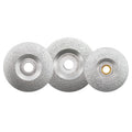 Vacuum Brazed Curved Edge Angle Grinder Diamond Grinding Wheel Cutting Grinding Polishing Disc for Granite Marble Masonry