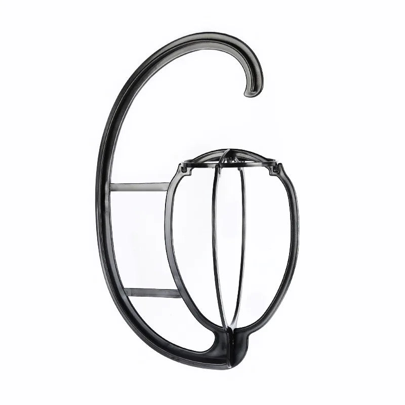 Wholesale Portable Hanging Plastic Wig Stand Foldable Wig Stand Holders for Wigs and Hat