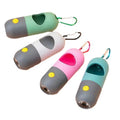 Portable LED Light Pet Dispenser with Biodegradable Pet Toilet Bag Garbage Bin Toilet Cleaner Made of Plastic