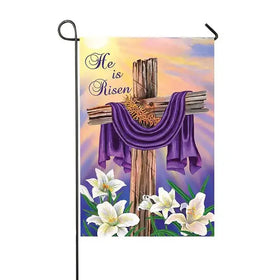 Happy Easter Garden Flag-Customized Design Digital Printing Shandong Made Masterpiece Brand Festival Decoration