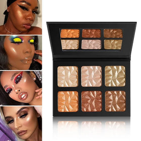 Wholesale Women Cosmetics High-gloss Blush Combo Suit Private Label Matte Highlight Blush Combo Suit