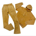 KY Homme Sun Faded Flare Sweatpants Washed Hoodie Blank Acid Wash Hoodies Tracksuit Hoddies for Men