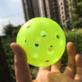 Custom Printed Logo Luminous Golf Balls Perforated Softball & Baseball Practice Gear 40/26 Holes Glow in Dark Pickleball Balls