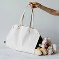 Canvas Market Tote Bouquet Holder French Market Tote Flower Bouquet Bag Custom Bouquet Flower Holder with Handles
