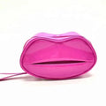 Newest Custom Lady Fashion Leather Letter Pattern Zipper Closure Cosmetic for Travel Makeup Bag