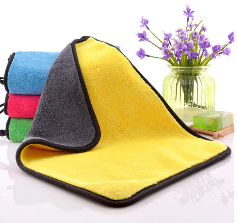 Quick-Dry 30x40 Microfiber Car Towel Factory Supply Woven Cloth for Efficient Car Wash & Cleaning