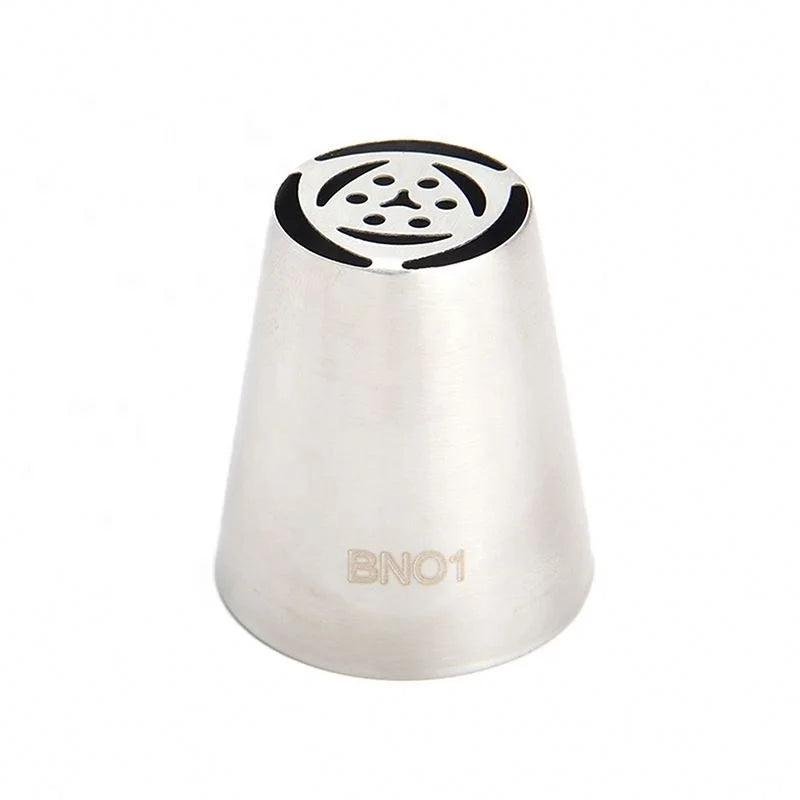 BNO1 Tulips Cake Icing Nozzles Set Stainless Steel 304 Russian Cake Nozzle Cake Decorating Nozzles Tips