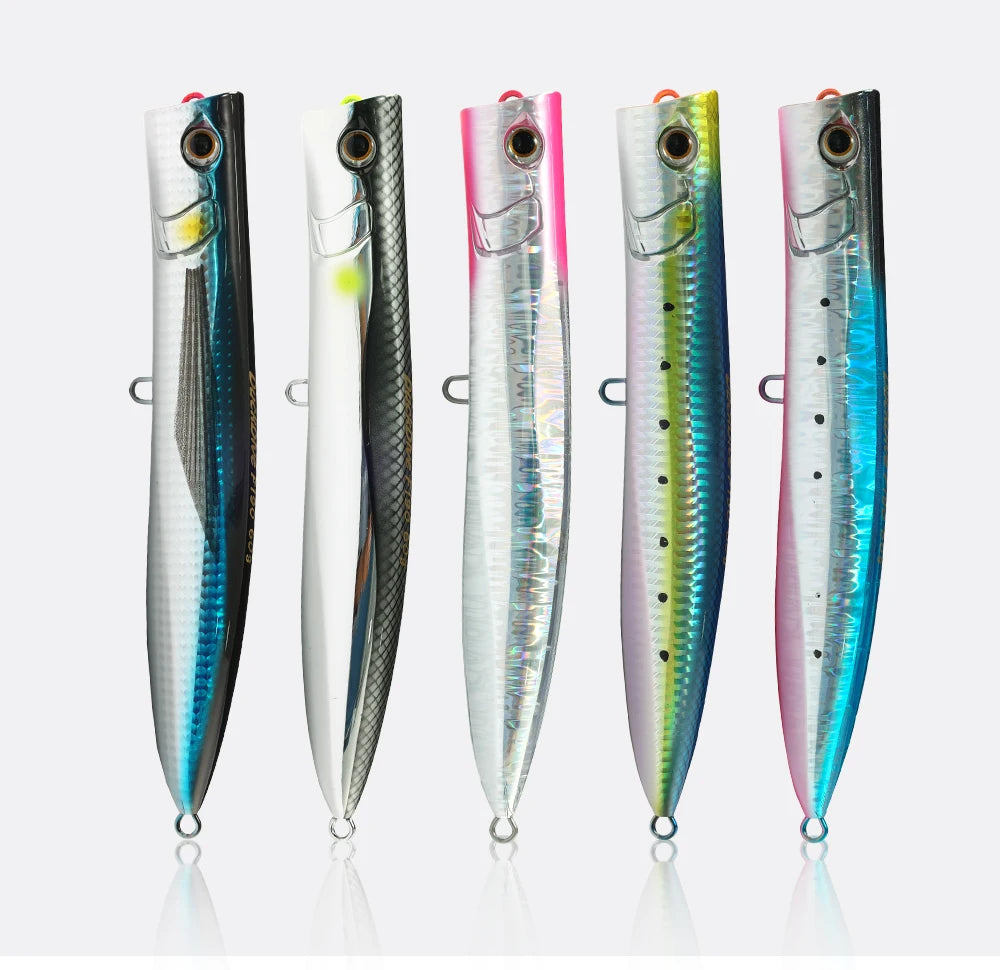 Jigging Pro 60g 190mm Artificial Hard Bait Saltwater Floating Topwater Lure Fishing Tackle Popper Lure for Amberjack Kingfish