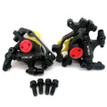 2PCS Front Rear XTECH ZOOM HB 100 MTB Line Pulling Hydraulic Disc Brake Calipers for Bicycle Spare Parts Accessories