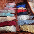 Flower Embroidery Lace Applique Water-soluble Milk Silk Embroidery Flower Lace Textile Fabric Women's Decorative Accessories
