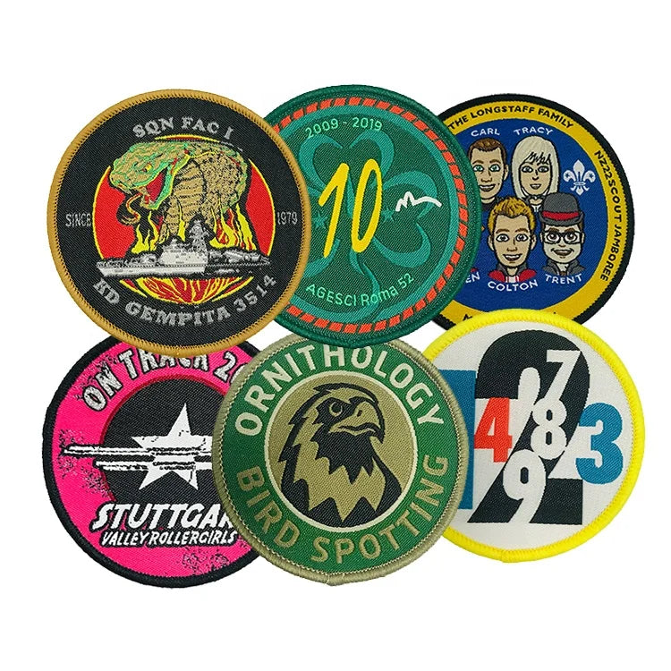 Custom Patches BCSI Sedex Certified Factory Iron on Backing Patches