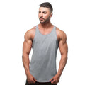 Oem logo Custom Men Solid Color Fitness Cotton Training Vest Muscle Men's Sport Vest Plain tank Top
