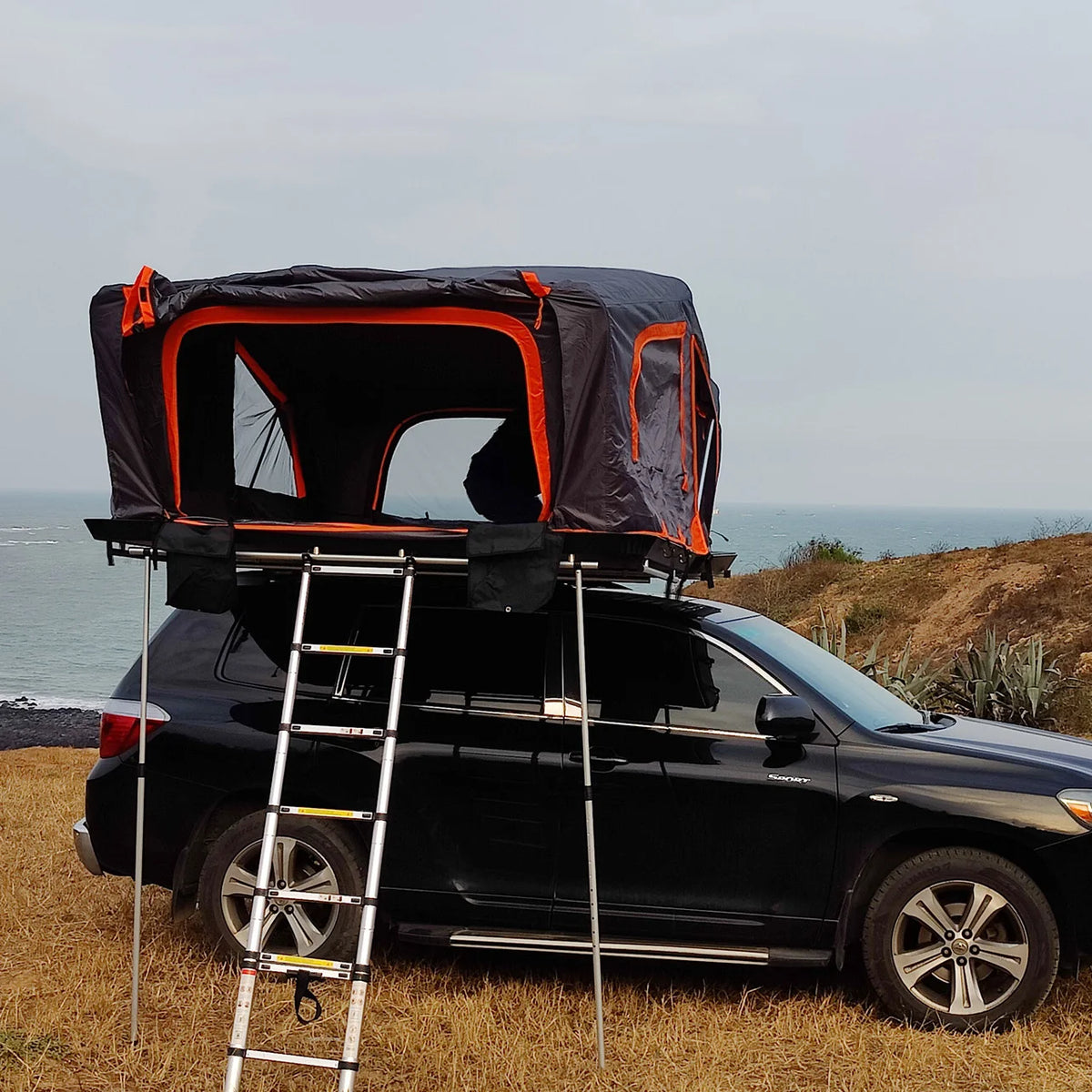 YuanGu TX Car Hard Shell Rooftop Tent Aluminium Roof Top Outdoor Vehicles 3000mm+ Waterproof Four-season Quick Automatic Opening
