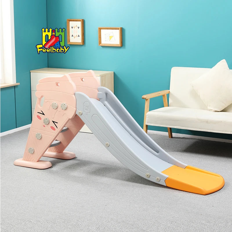 Feelbaby Small Kids' Colorful Climber Swing Set Educational Indoor Playground for Residential Use Shopping Mall Adventure Park