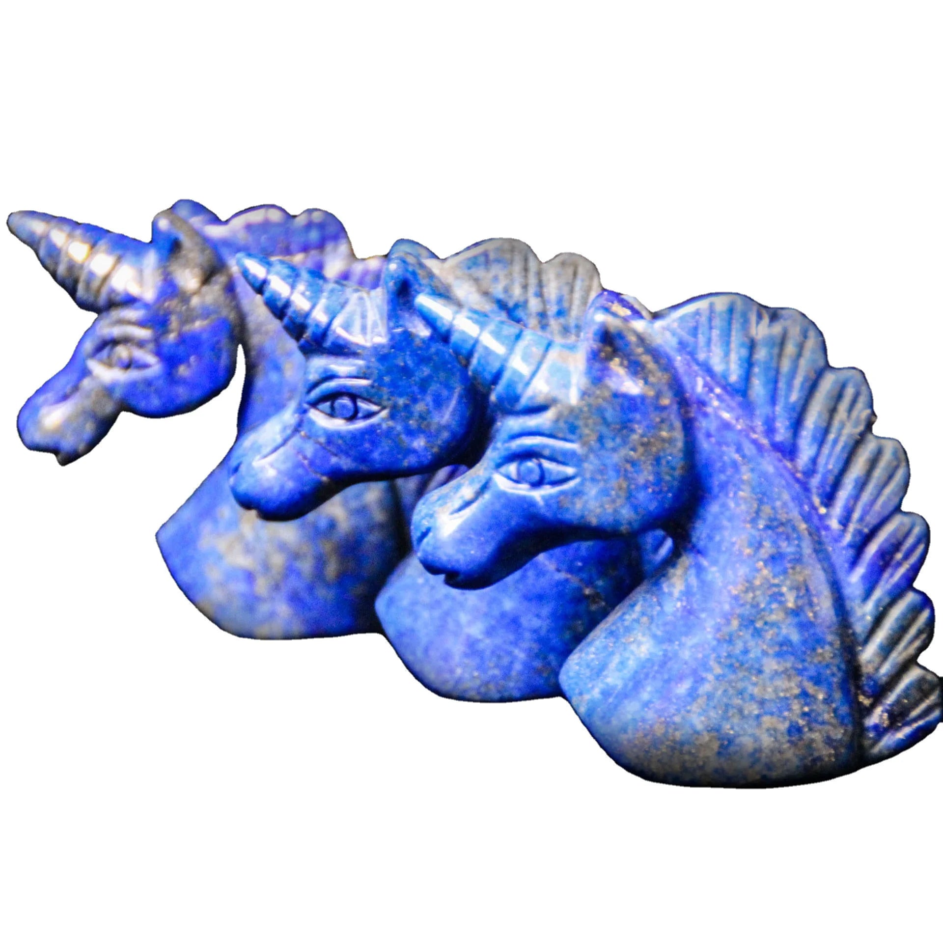 DIY Gemstone Animal Carving Polished Rose Quartz Horse Crafts