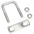 M5 M6 M8 M10 M12 Stainless Steel U Bolts Round Square Bend U-Bolt U Clamp Bolts and Nuts With Flat Washer