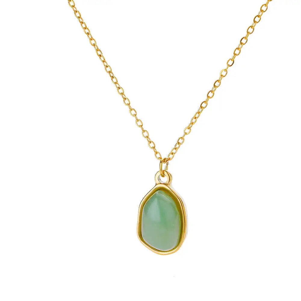 European and American Fashion Irregular Geometric Stainless Steel Pendant Necklace for Women