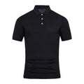 Custom 100% Polyester Men's Slim Fit Polo Shirt Short Sleeve Solid Color Business Casual Polo Classic Collar Golf Daily Wear Top
