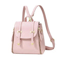 Classic Fashion Simple Leisure Lady Small Double Back Fashion Korean Version Senior Sense of Large Capacity Girl School Backpack