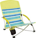 Ultralight Portable Folding Camping Chair with Cup Holder Durable Outdoor Furniture Modern Design Beach Sand Chair