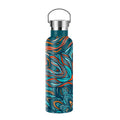 Custom Logo Double Wall Stainless Steel Water Bottle Insulated Vacuum Flask with Optional Lid Spray Painting/Powder Coating