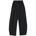 Classic Design Wide Leg Cotton Polyester Sweatpants High Waist Solid Color Women Pants Elastic Waist Sweatpants Ladies