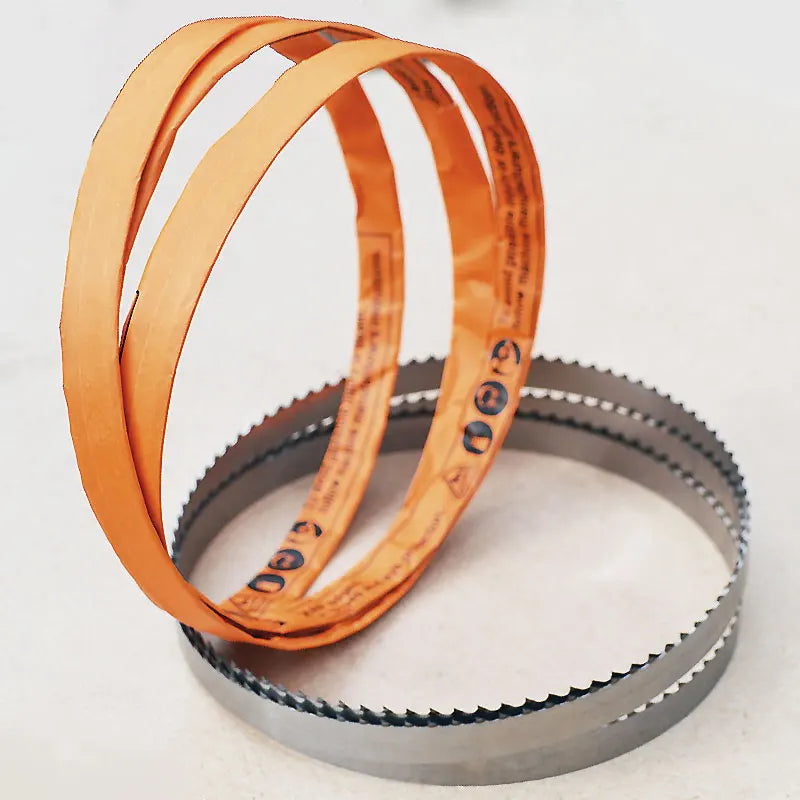 124 X 5/8_16 X 0.56 3TPI 3150 mm Meat and Bone Cutting Butcher Band Saw Blade for Machine Fast Cutting Meat Bone Band Saw Blade