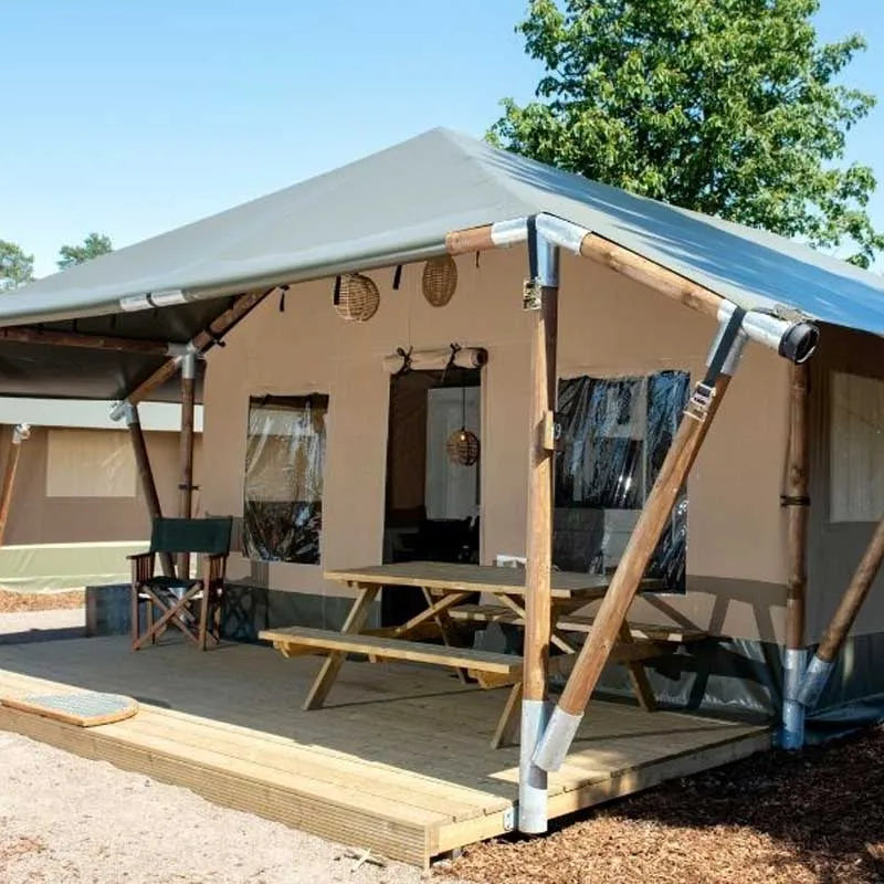 Hunting Small Safari Glamping Tents Waterproof Very Resistant