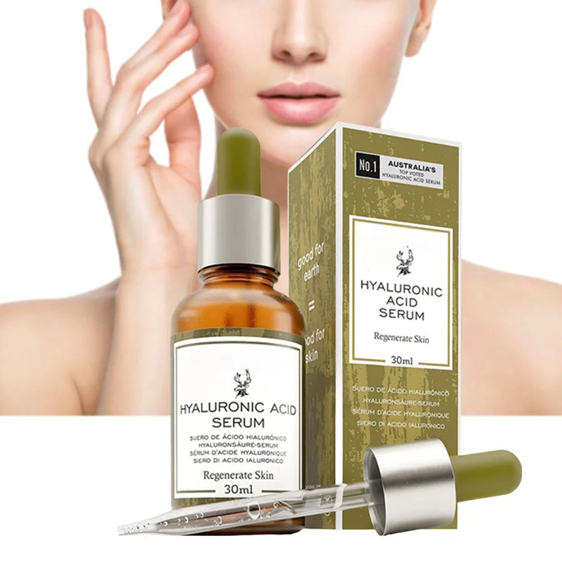 OEM Vegan Organic Herbal Whitening Collagen Niacinamide Vitamin C Glycerin Hyaluronic Acid Liquid Facial Serum 30ml