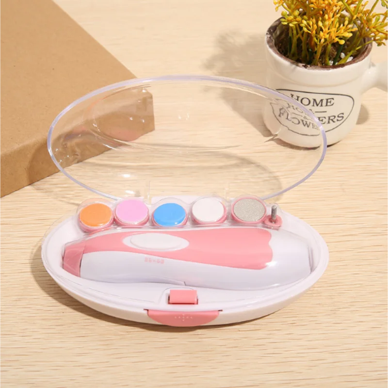 Safety Professional Elderly Adjustable Mini Finger Baby Kids Electric Nail Polisher Clippers Bulk File Trimmer