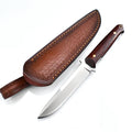 2025 Factory Direct Sales D2 Steel Sharp Survival Knife Hunting Outdoor Knife Portable Wood Handle Fixed Blade Knife with Sheath