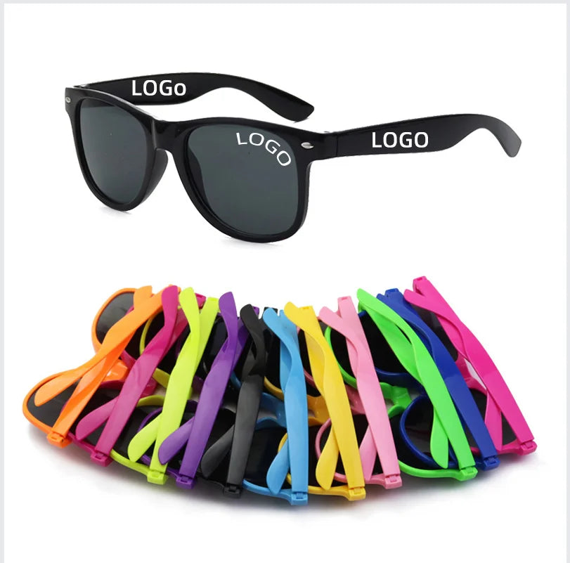 Wholesale cheap price Custom Logo Square Recycled Plastic Promotion Promotional Event  Sun Glasses Sunglasses