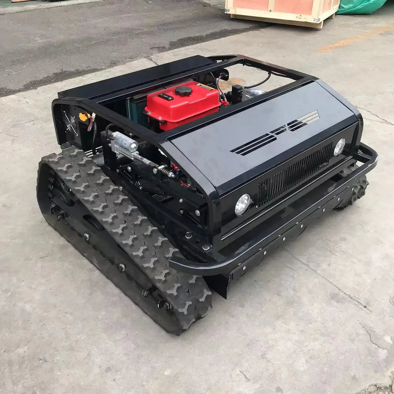 Crawler Remote Control Robot Lawn Mower Remote Control Slope Mower Self Propelled Gasoline Lawn Mower