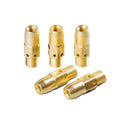 HUARUI Welding Spare Parts Brass Tip Holder Tip Adaptor 54A Gas Diffuser for NO.4 MIG Welding Torch