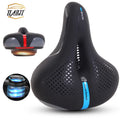 Waterproof Memory Foam Road Bicycle Hollow Seat Saddle Cushion Leather Mountain Bike Saddle