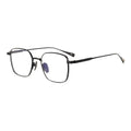 Christmas Novelty Unisex Pure Titanium Business Glasses Rectangular Black Colored Frame Reading Glasses Essential Eyewear Frames