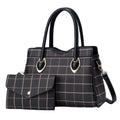 2022 New Fashion Women's Wild Large Capacity Tote Handbag Zipper Closure Tote Bags Set Cheap and Stylish